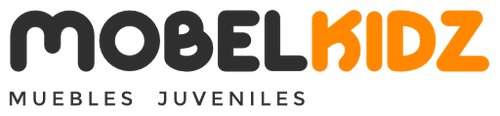 Logotipo de la tienda virtual MobelKidz. Muebles juveniles